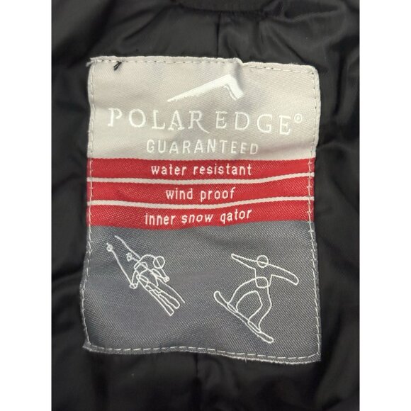 Polar Edge Mens Pants Size XL Ski Pants Wind Proof Pockets Black Skiing Nylon - Picture 3 of 12